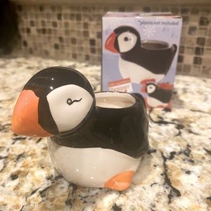 Pepper the Puffin animal planter